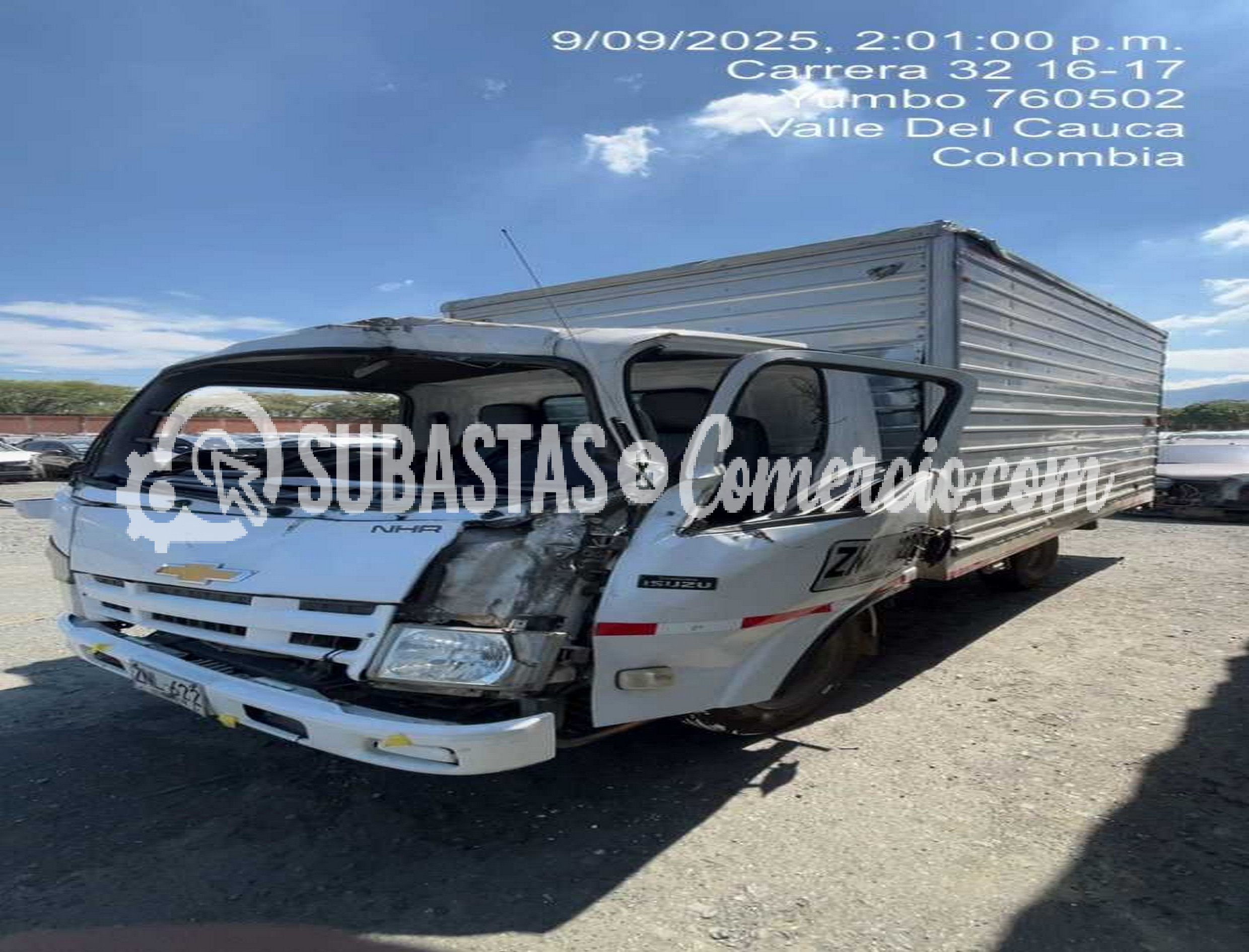 Camioneta Chevrolet Nhr Mod.2015 -Daños Placa - ZNL622